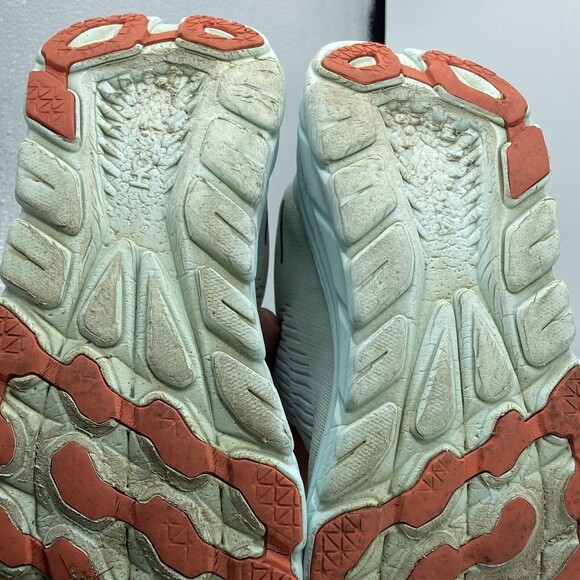 Hoka One One Womens Rincon 3 White Blue Glass Running Shoes Size 9.5b (5080268) - Picture 6 of 6